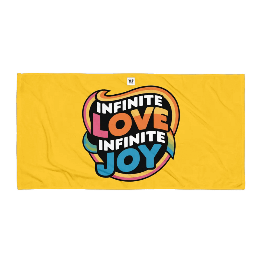 Infinite Love Infinite Joy Towel product image (1)
