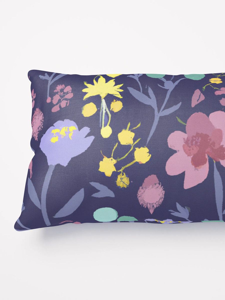 Cute Purple Floral Throw Pillow product image (6)