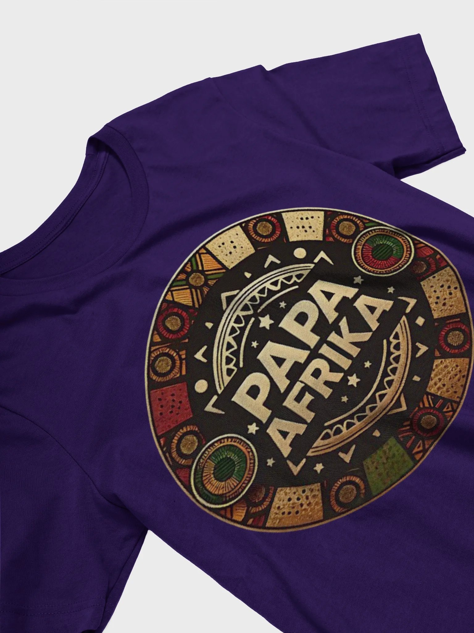 Papa Afrika Africa Father's Day Supersoft T-shirt product image (25)