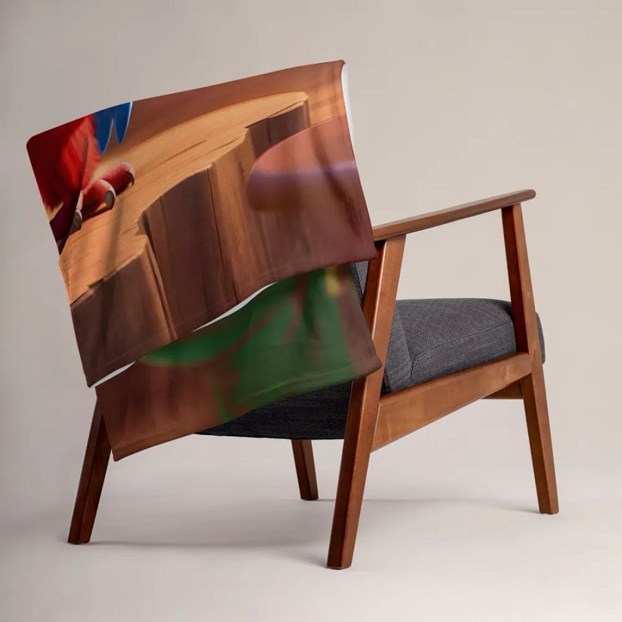 Endangered Species - Mexico - Scarlet Macaw Throw Blanket product image (5)