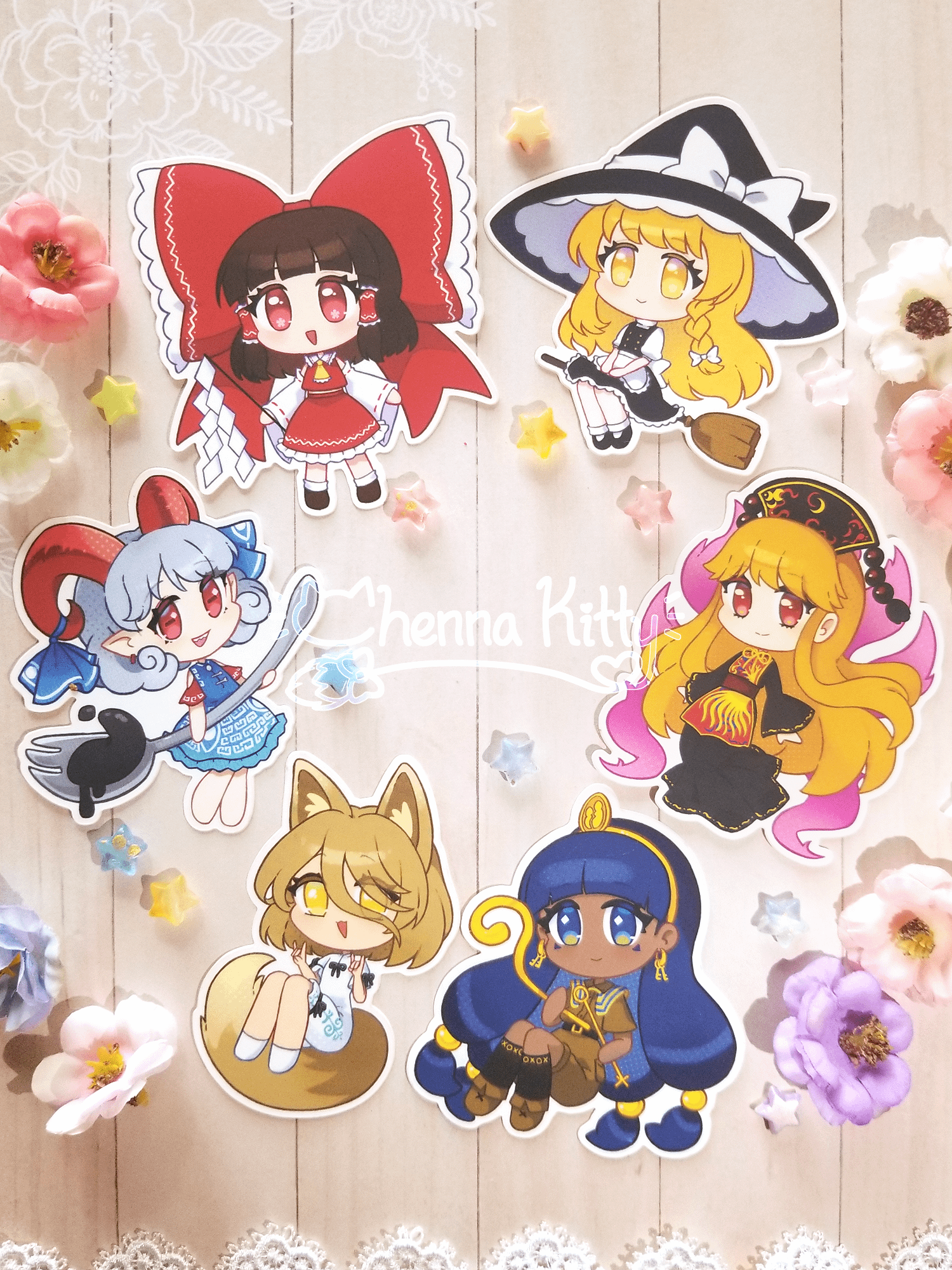 Touhou Vinyl Stickers product image (1)