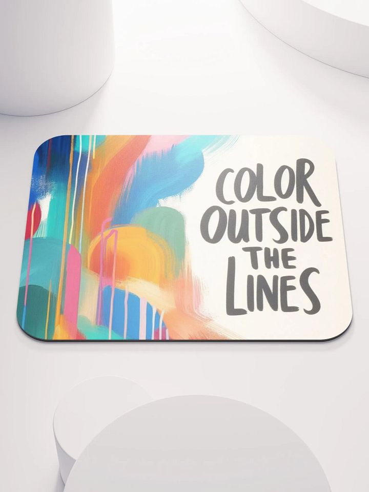 'Color Outside The Lines' Mouse Pad product image (1)