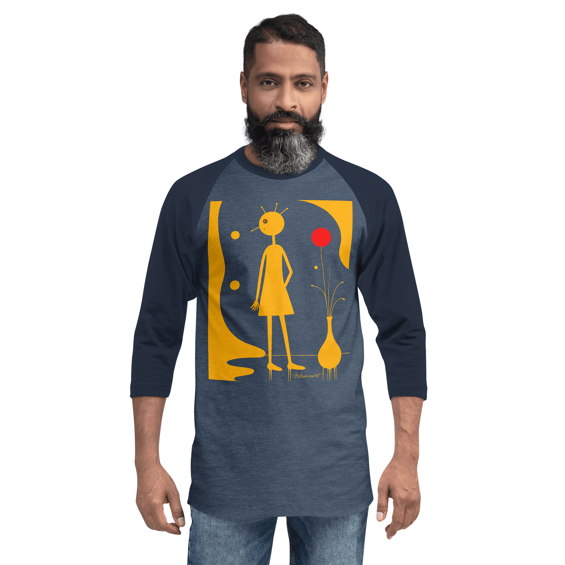 Tultex Fine Jersey Raglan Tee product image (1)