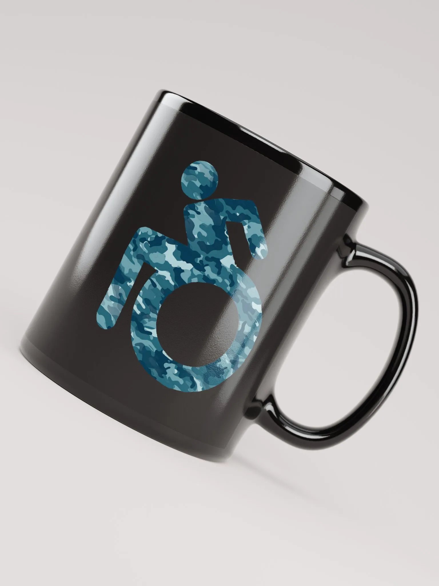 Wheelie, Blue Camo Mug product image (4)