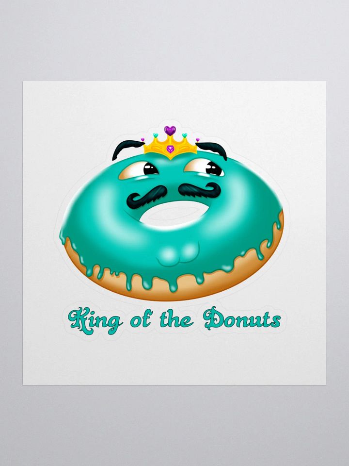 King of the Donuts KissCut Sticker product image (2)
