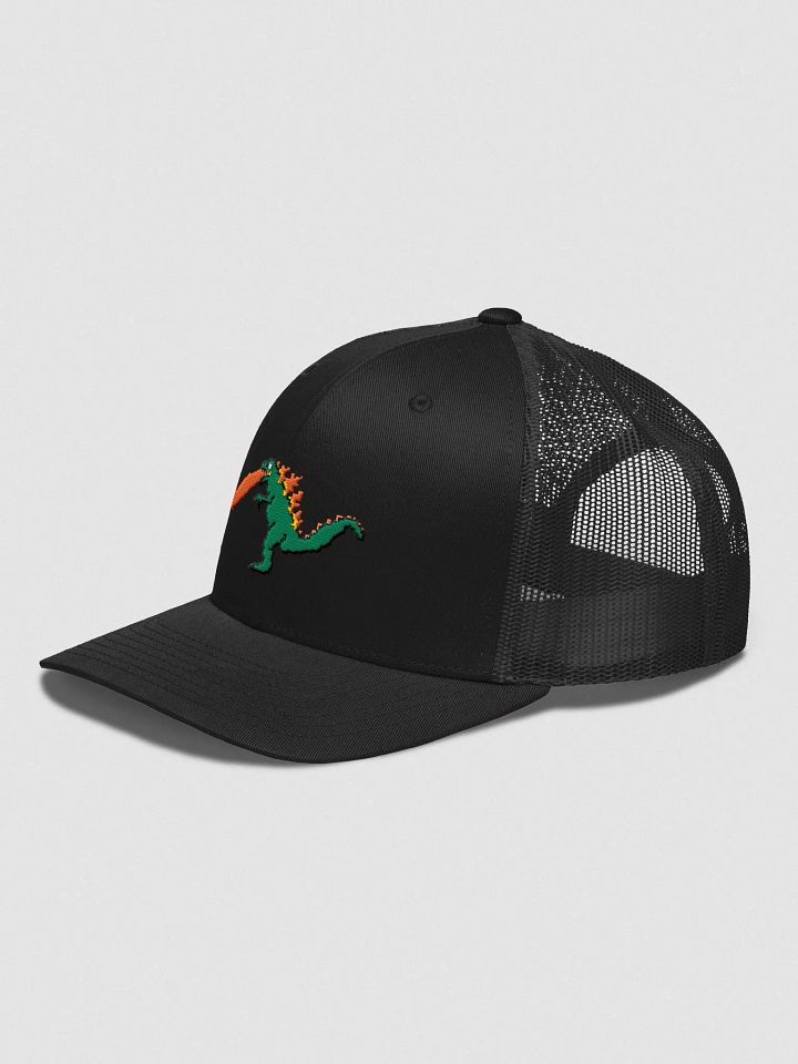 QSHW HUBZILLAA EMBROIDERED LOGO RETRO TRUCKER HAT product image (2)