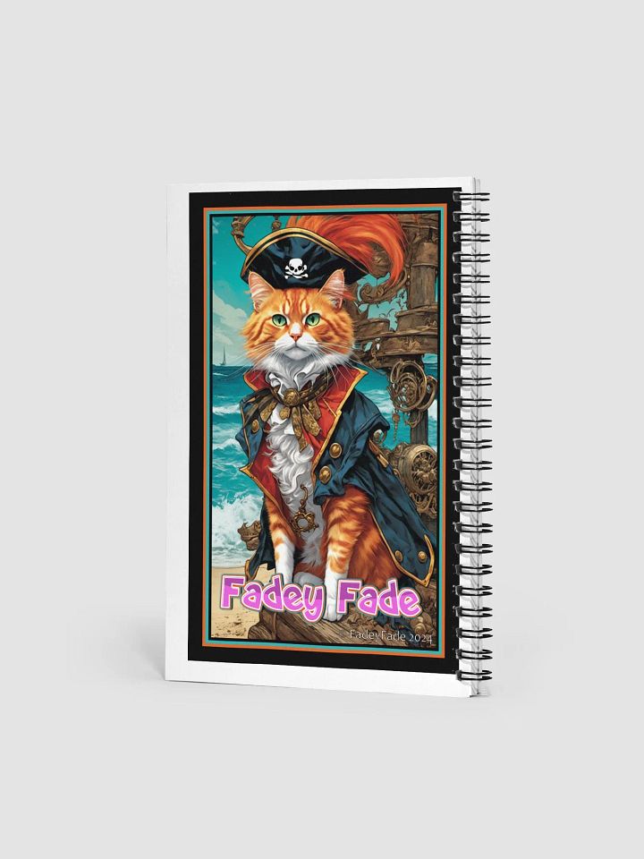 Pirate Cat Notebook 2 designs product image (2)