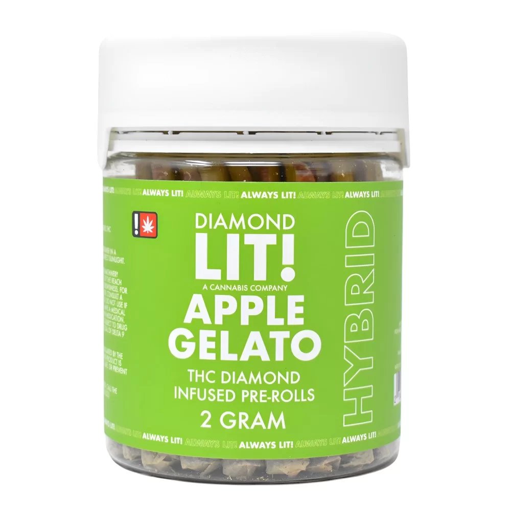 Lit! THC-A Diamond Pre-roll 2g - 50ct Jar product image (3)