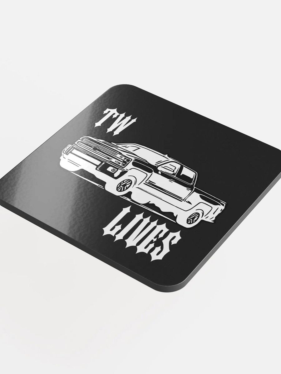 Retro Truck Lives Glossed Coaster product image (4)