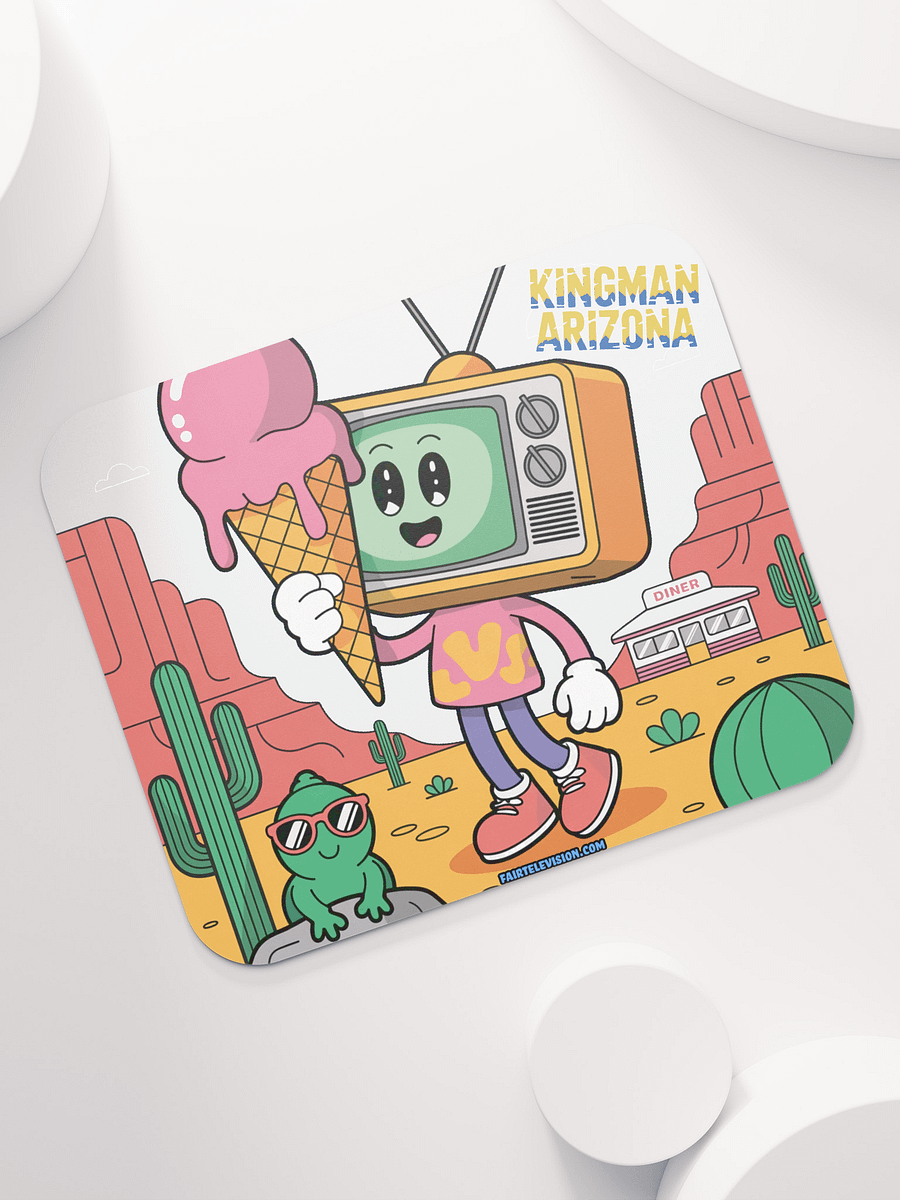 Whimsical TV Head Mouse Pad product image (7)