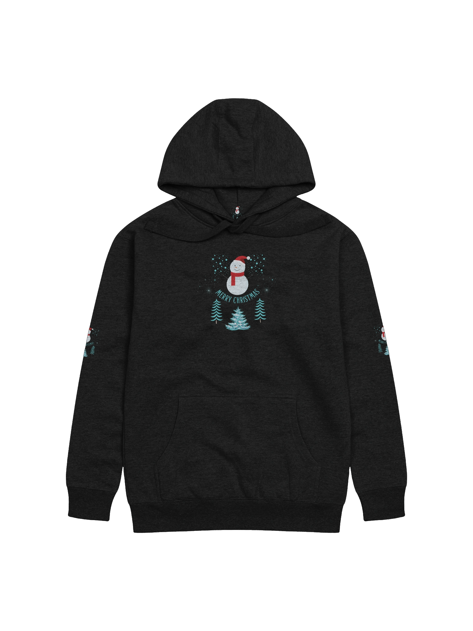 Merry Christmas Snowman Holiday Hoodie product image (2)