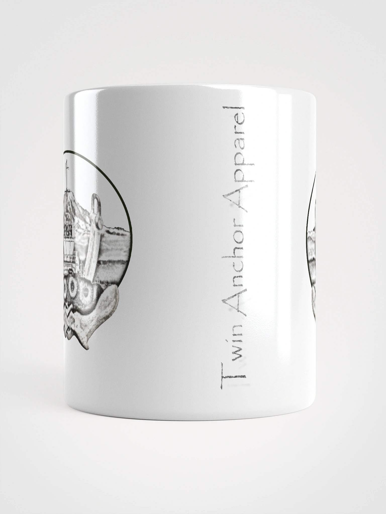 Twin anchor Mount Rainier Marshall Foss - Ancher Tug Mug 11oz, 15oz, & 20oz product image (5)