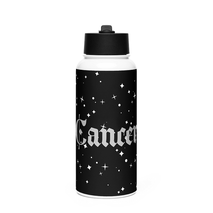 Astrology Cancer Zodiac Steel Water Bottle product image (1)