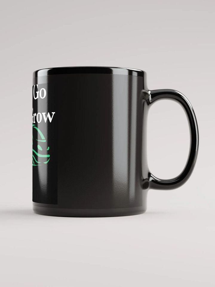 Let's Go Let's Grow Black Glossy Coffee mug 11 and 15 oz product image (1)