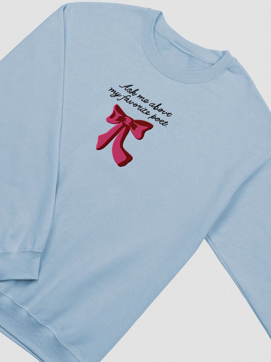Ask Me Embroidered Sweatshirt product image (3)