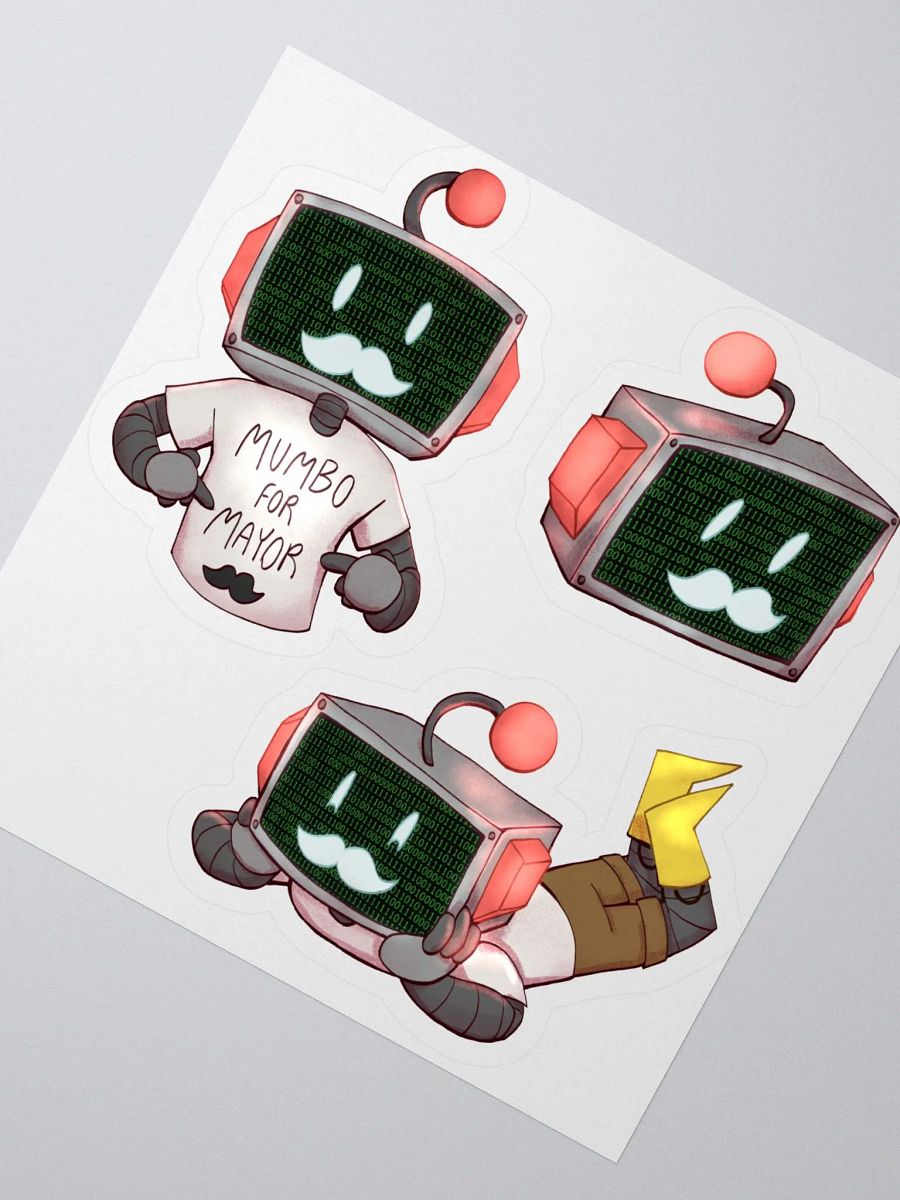 Grumbot Sticker Sheet product image (7)