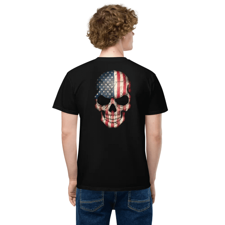 American JC Logo With Skull On the Back product image (2)