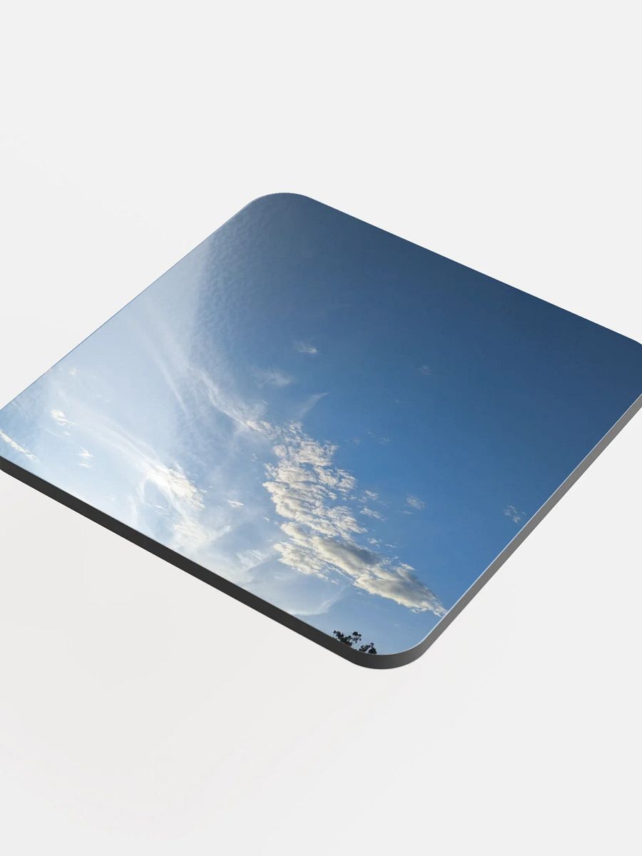 To the Clouds (Glossed Cork Coaster) product image (4)