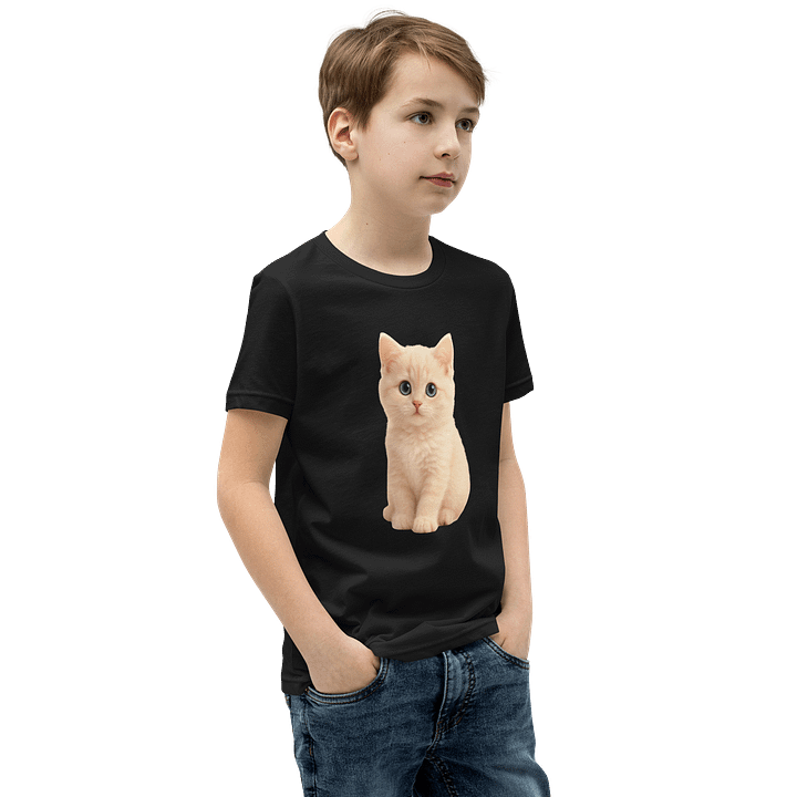 Cute Cat Shirt Black product image (2)