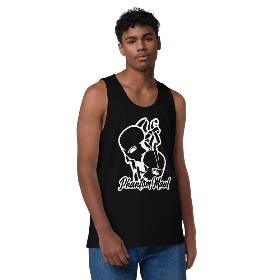 White Logo Men's Tank Top product image (6)