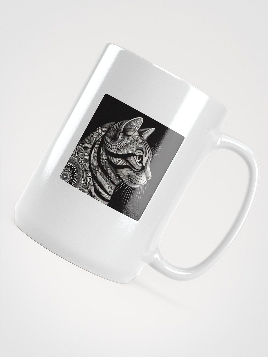 Symmetrical Feline Elegance Mug product image (4)