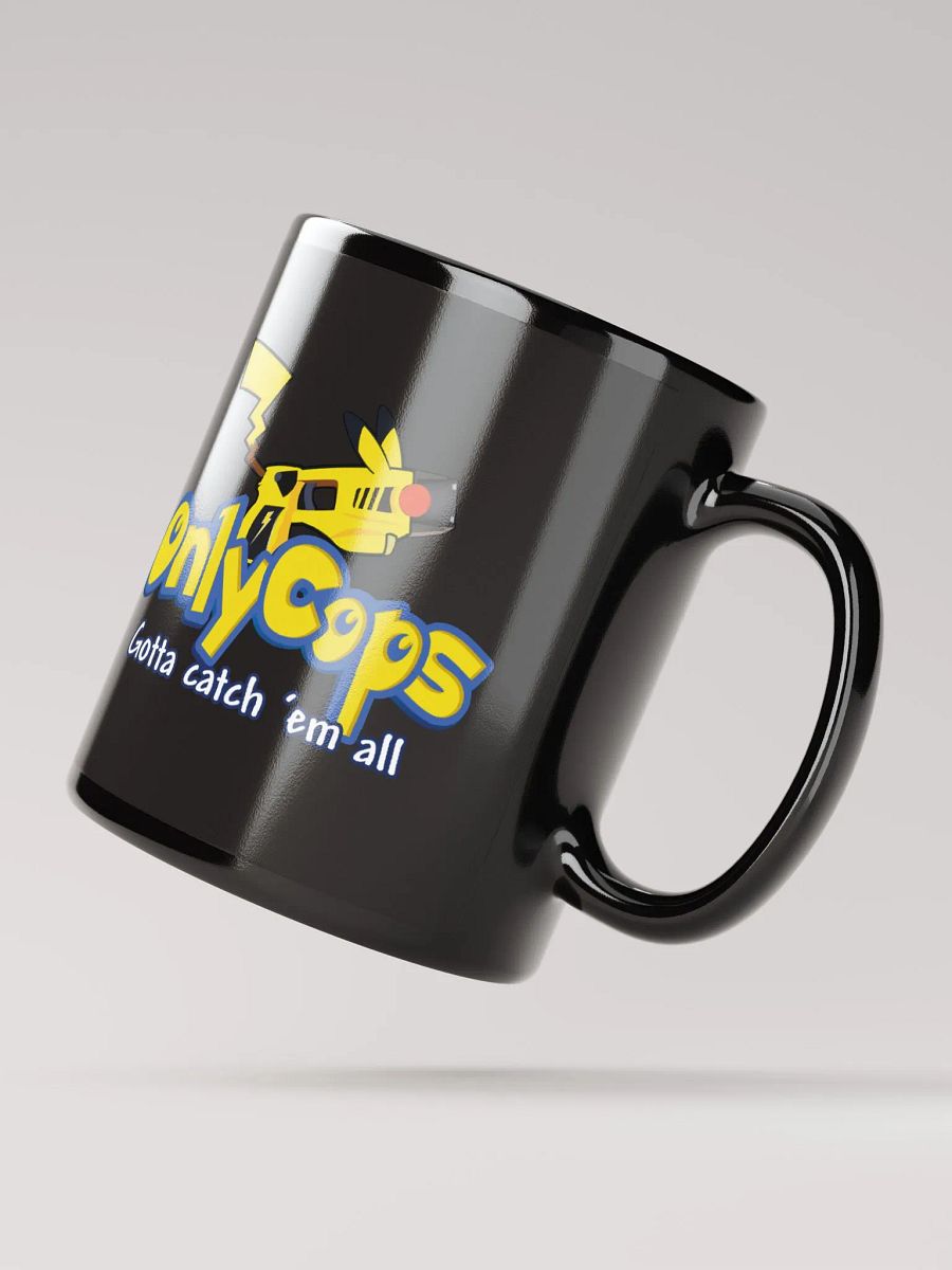 Pikapolicing Black Glossy Mug product image (3)