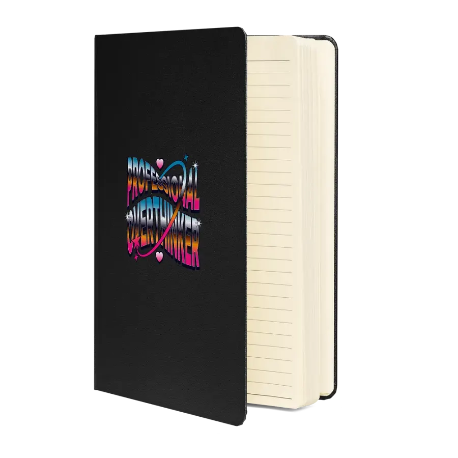 Professional Overthinker Cosmic Hardcover Journal product image (2)