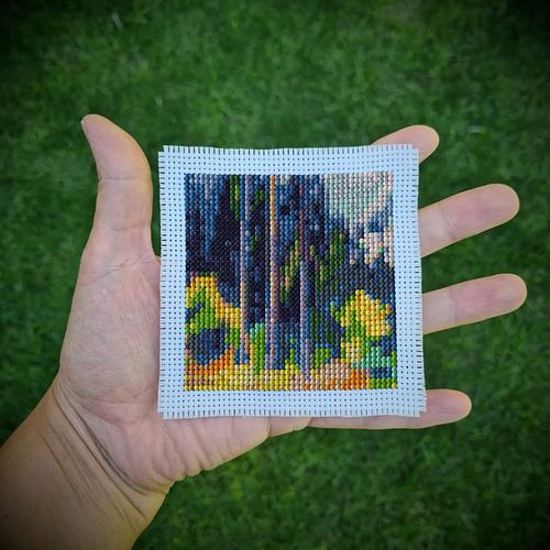 🧵 Stitching the Mysteries of the Forest 🌲✨

Bring the depth and atmosphere of Edvard Munch's 