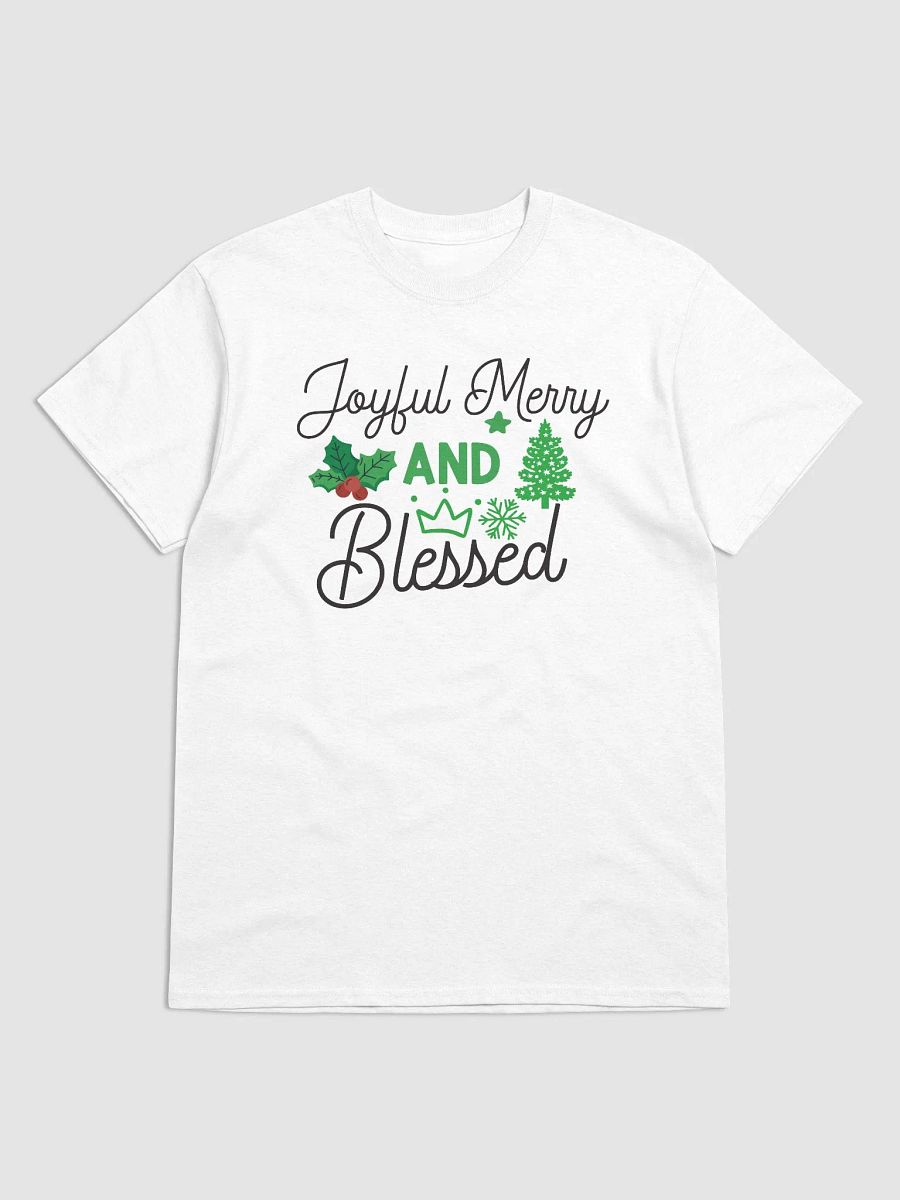 Joyful Christmas Festive Tee Shirt Gildan 5000 USA product image (1)