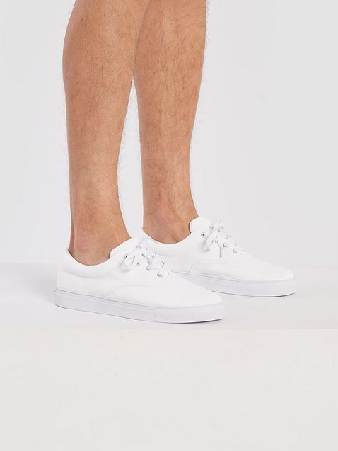 Photo showing Men's Lace-Up Canvas Shoes