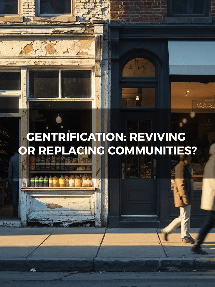 Gentrification: Reviving or Replacing Communities? (B2-C1) product image (1)