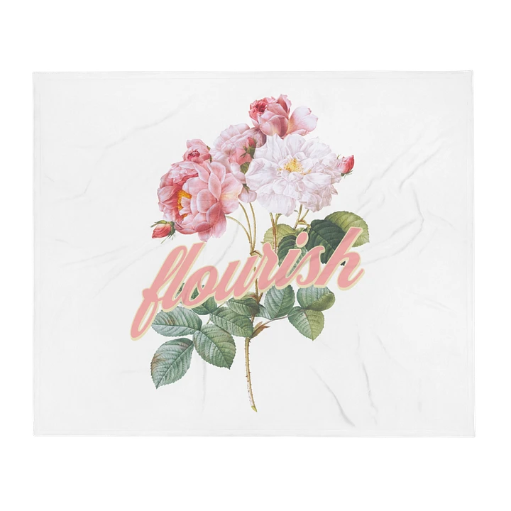 Flourish Floral Throw Blanket product image (13)