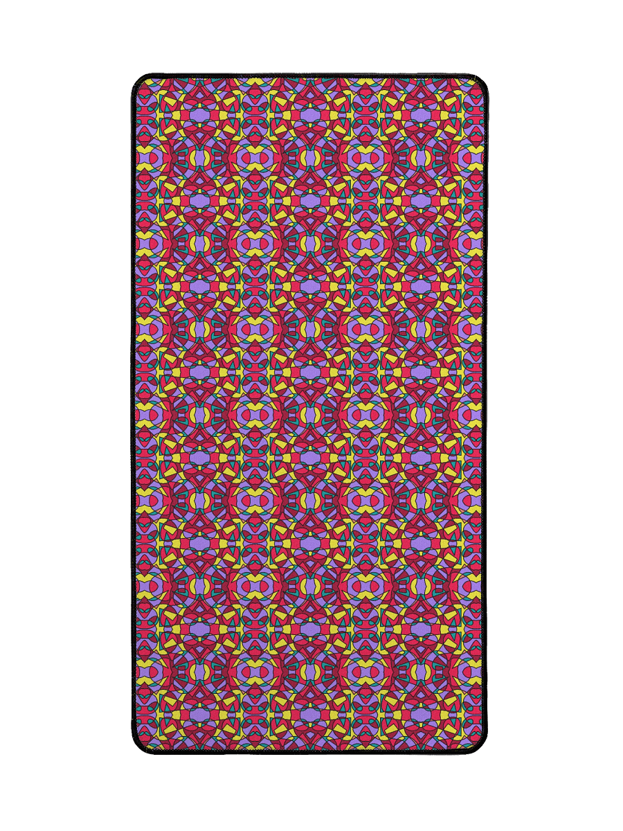 Retro Circus Ticket – Pop Art Desk Mat for Gaming and Workspace product image (2)