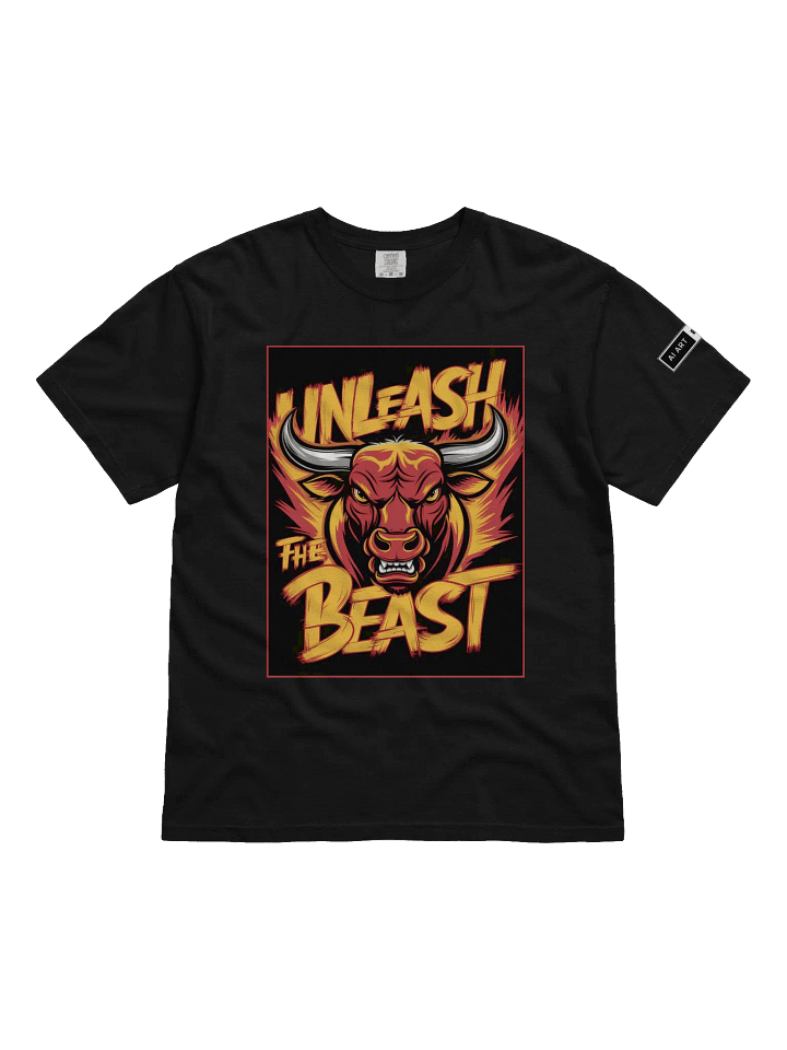 "UNLEASH THE BEAST" 100% cotton T-shirt product image (2)