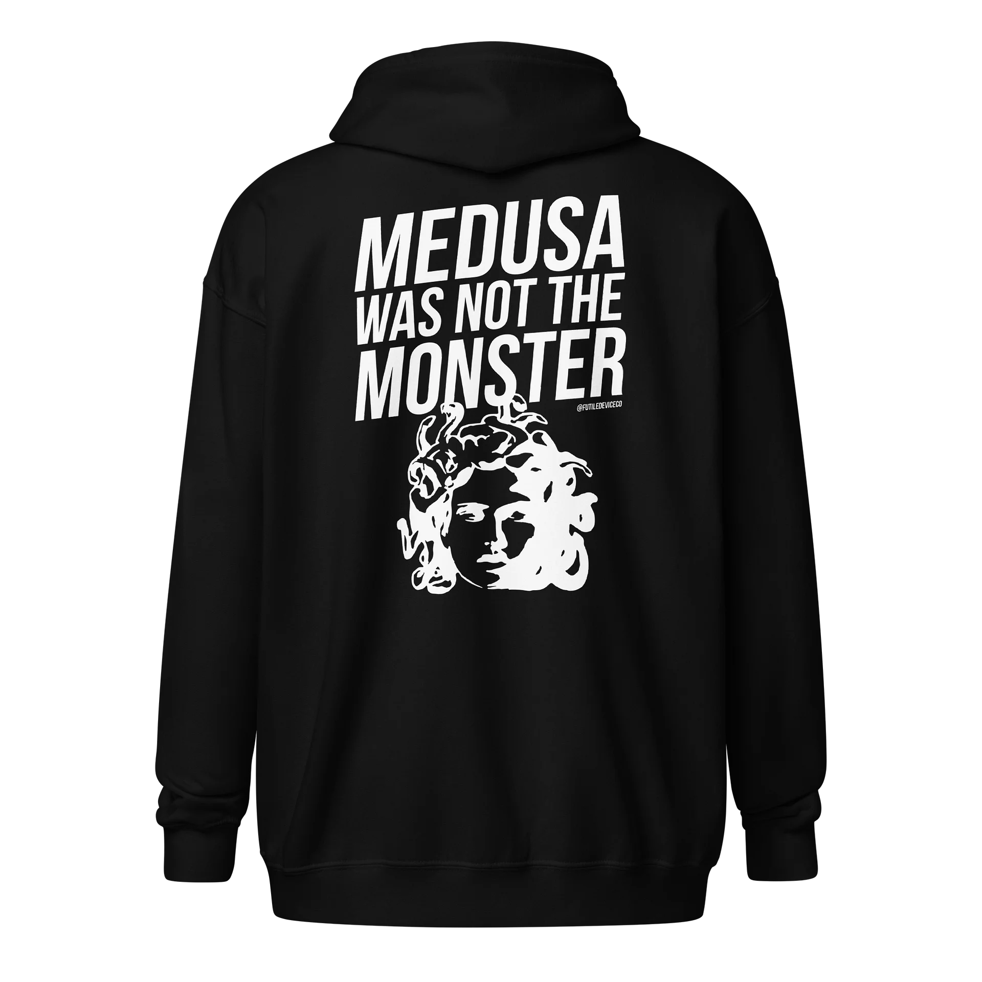 FUTILE DEVICE: MEDUSA WAS NOT THE MONSTER (ZIP-UP-HOODIE) product image (2)