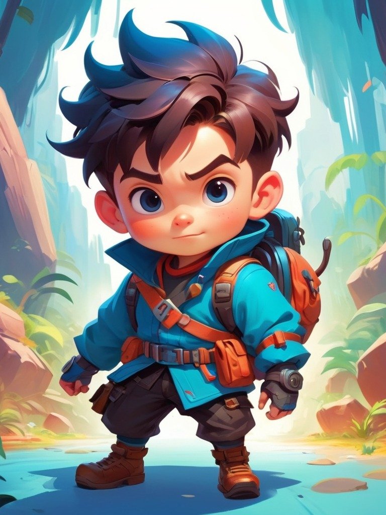 Chibi Adventurer Set B - Button Set Collection product image (1)