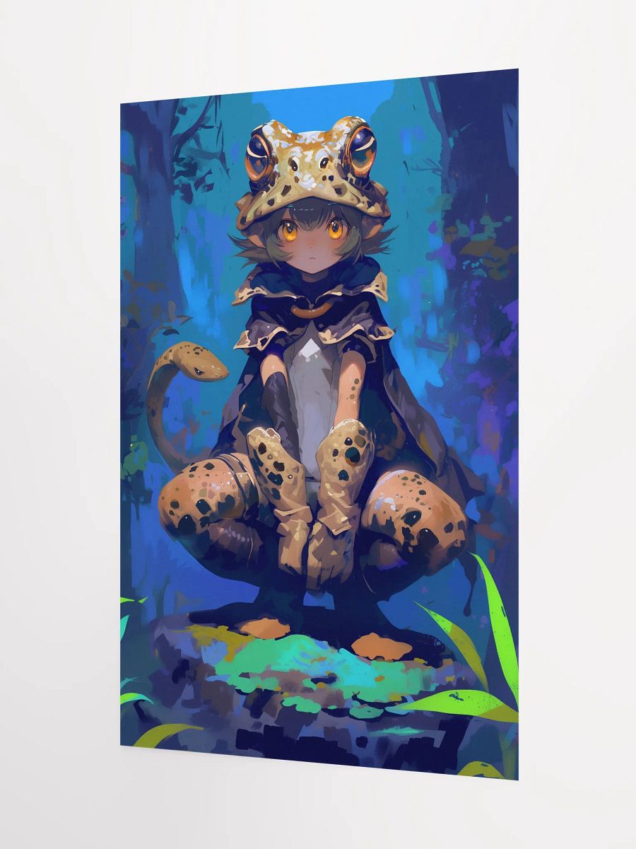 Enchanted Frog Girl Fantasy Poster product image (3)