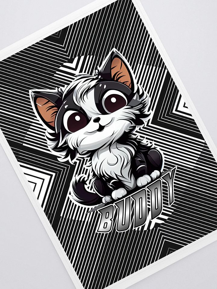 Buddy Kiss Cut Sticker Sheet with Background product image (1)