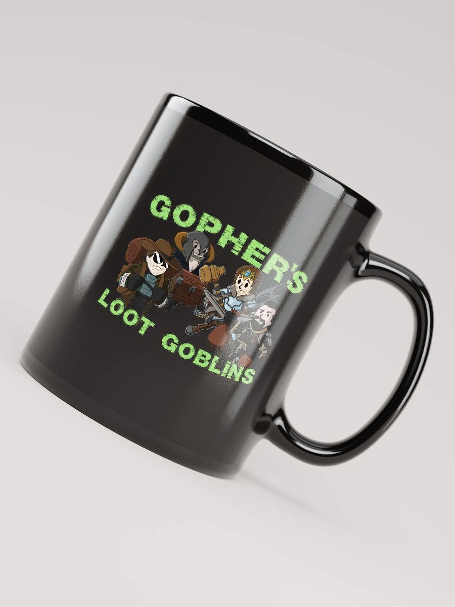 Gopher's Loot Goblins Black Mug product image (4)