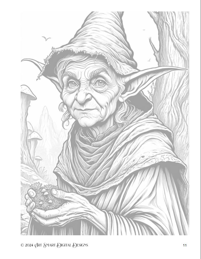FREE Sample Pages from Goblins Coloring Pages for Adults product image (5)