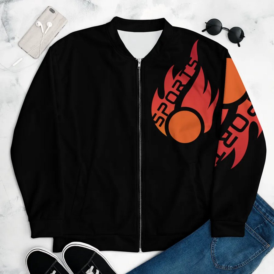 All-Over Print Bomber Jacket - Sports (6) product image (4)