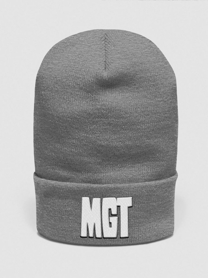 Grey MGT Beanie product image (1)