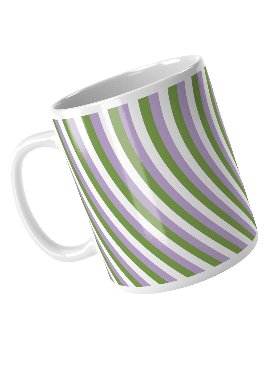 Genderqueer Pride Hearts Mug (Left-handed) product image (4)