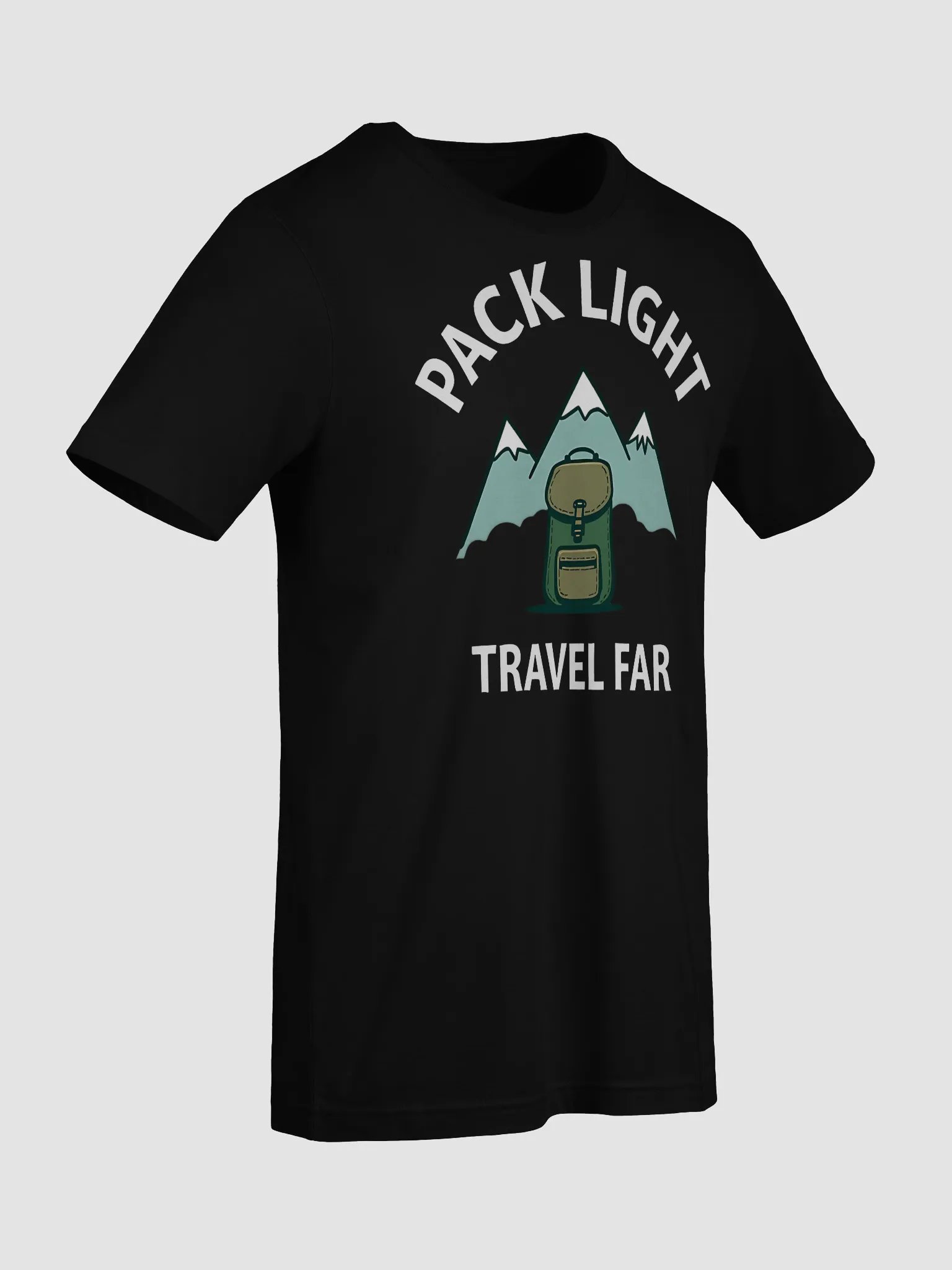 Pack Light Travel Far Backpacking Hiking Adventure product image (10)