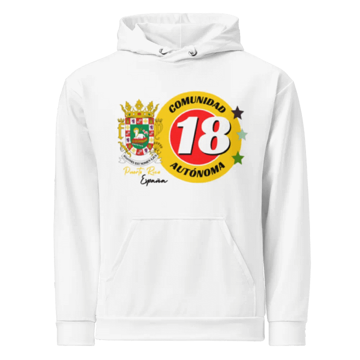 Sudadera Blanca Unisex - PRCA18 product image (1)
