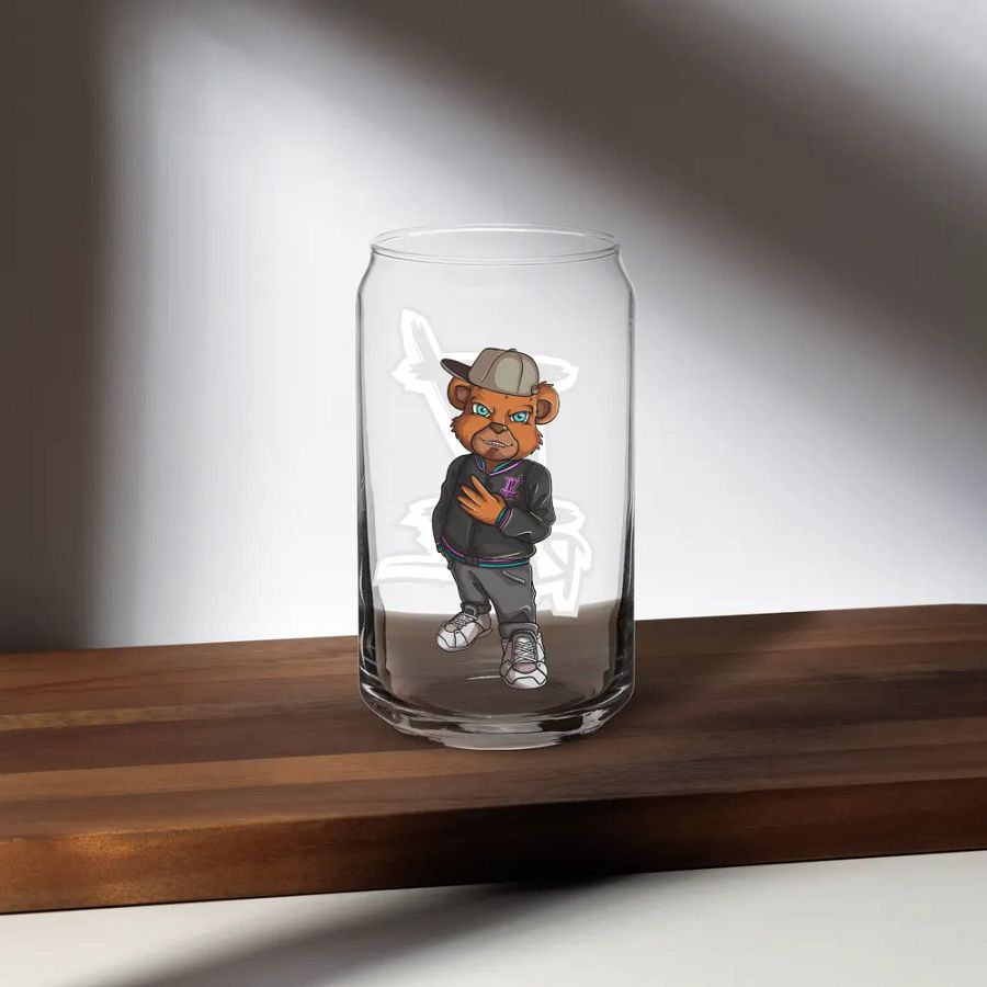 Standing Bear Glass Can product image (10)