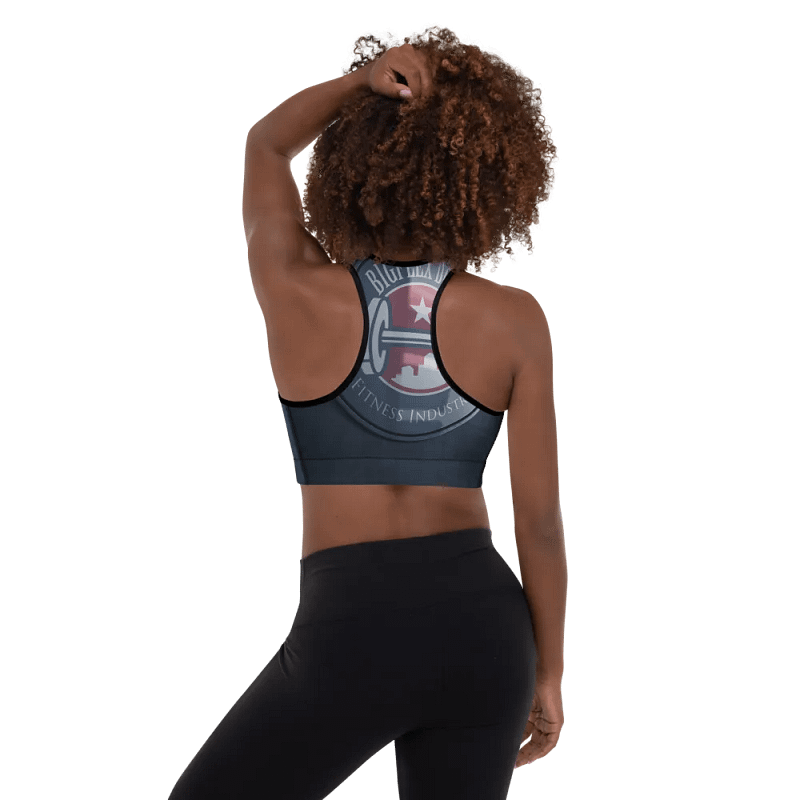 BIGFLEX DOGG ATHLETICS's All-Over Print Padded Sports Bra