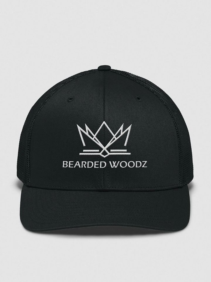Bearded Woodz Trucker Cap (White Embroidery) product image (1)
