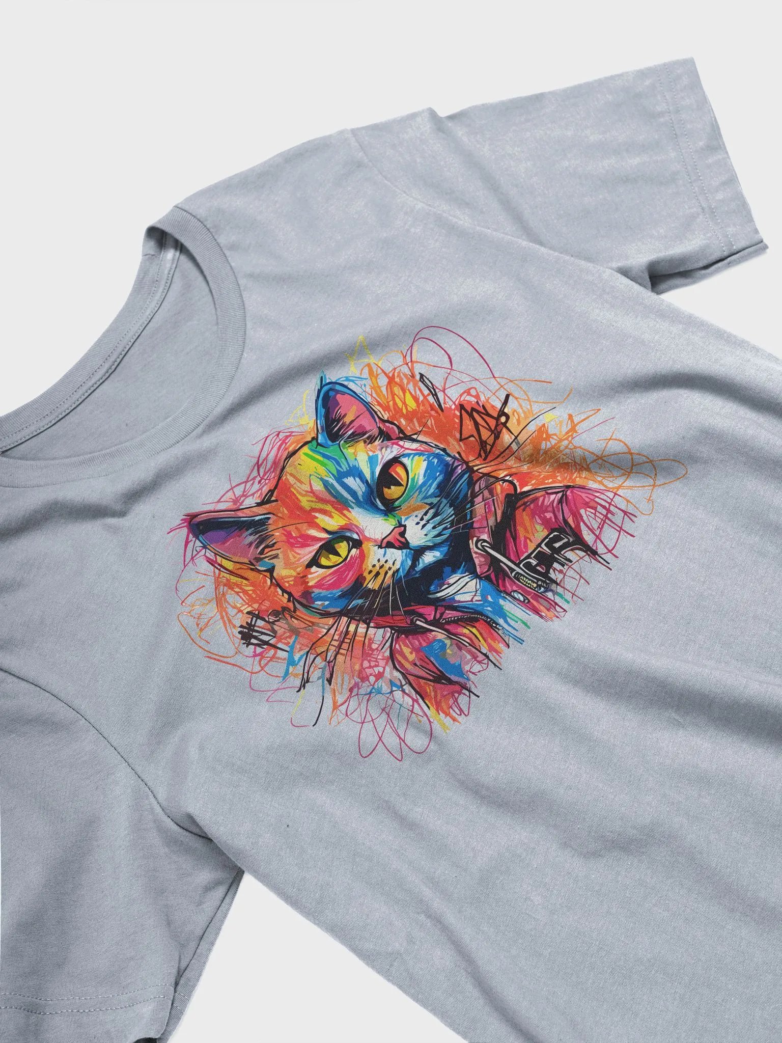 Graffiti Scribbles Cat 6 , Shirt product image (10)