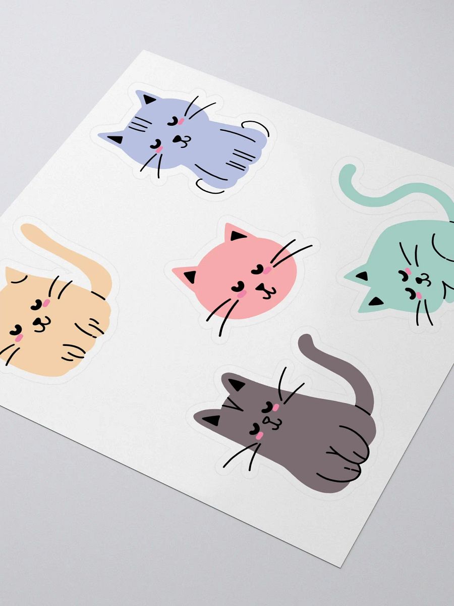 Whimsical Cats Sticker Set product image (3)